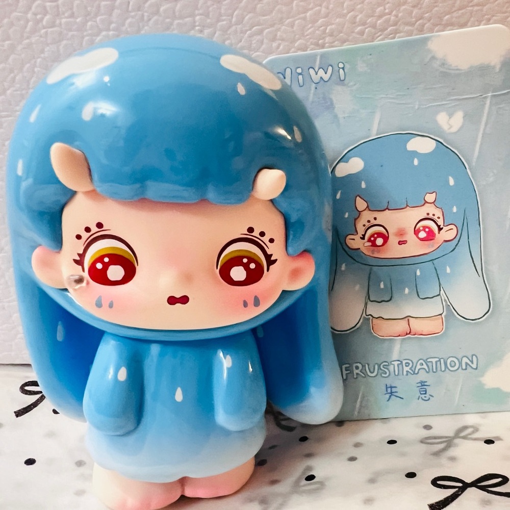 Blue Girl “Frustration” Figure